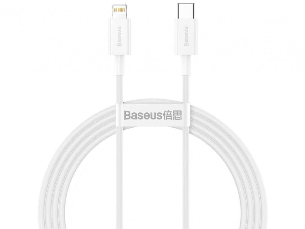 کابل شارژ ودیتا Type C به Lightning 1.5 متری فست PD 20W Baseus CATLYS-B02 با گارانتی یاس ارتباط — تصویر ۳