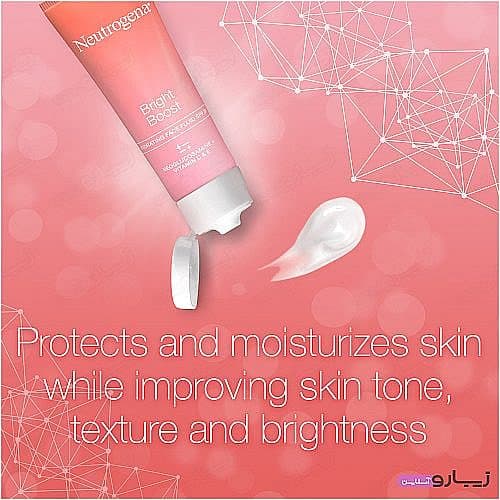 ضد آفتاب فلوئید نوتروژینا NEUTROGENA مدل BRIGHT BOOST SPF30 حجم50ml اصل فرانسه — تصویر ۲