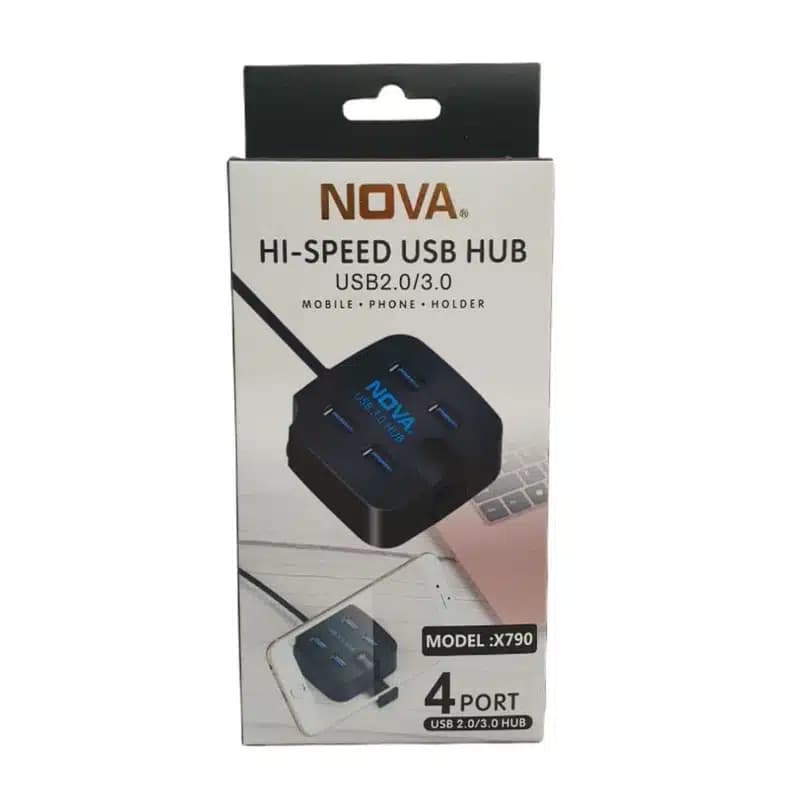 هاب چهار پورت USB3.0 نُوا مدل Nova X790