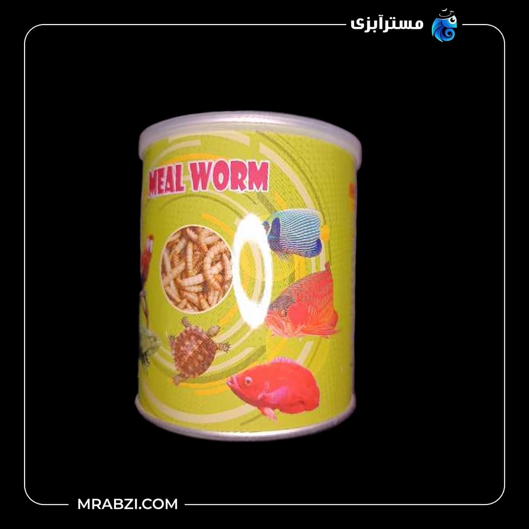 غذای ماهی آکوا مدل Meal Worm وزن 100 گرم