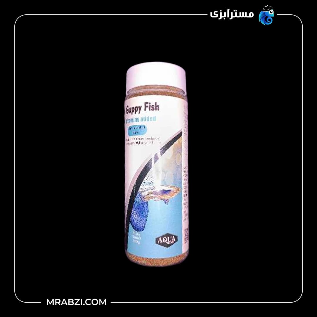 غذای آکوا مدل رنگدانه ماهی های ریز (وزن 200 گرم )