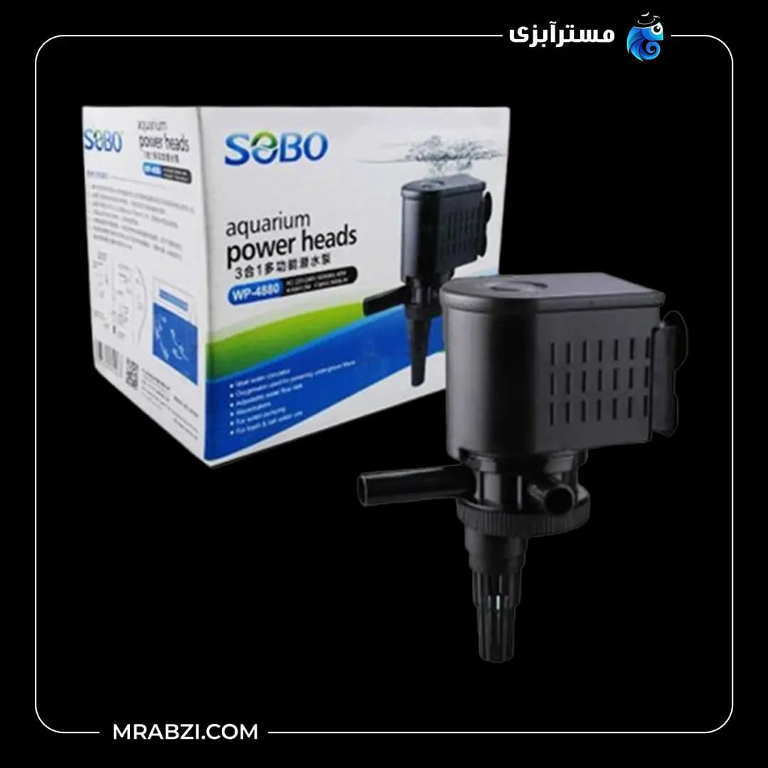 واتر پمپ دو خروجی تاپ فیلتر سوبو مدل WP-4880