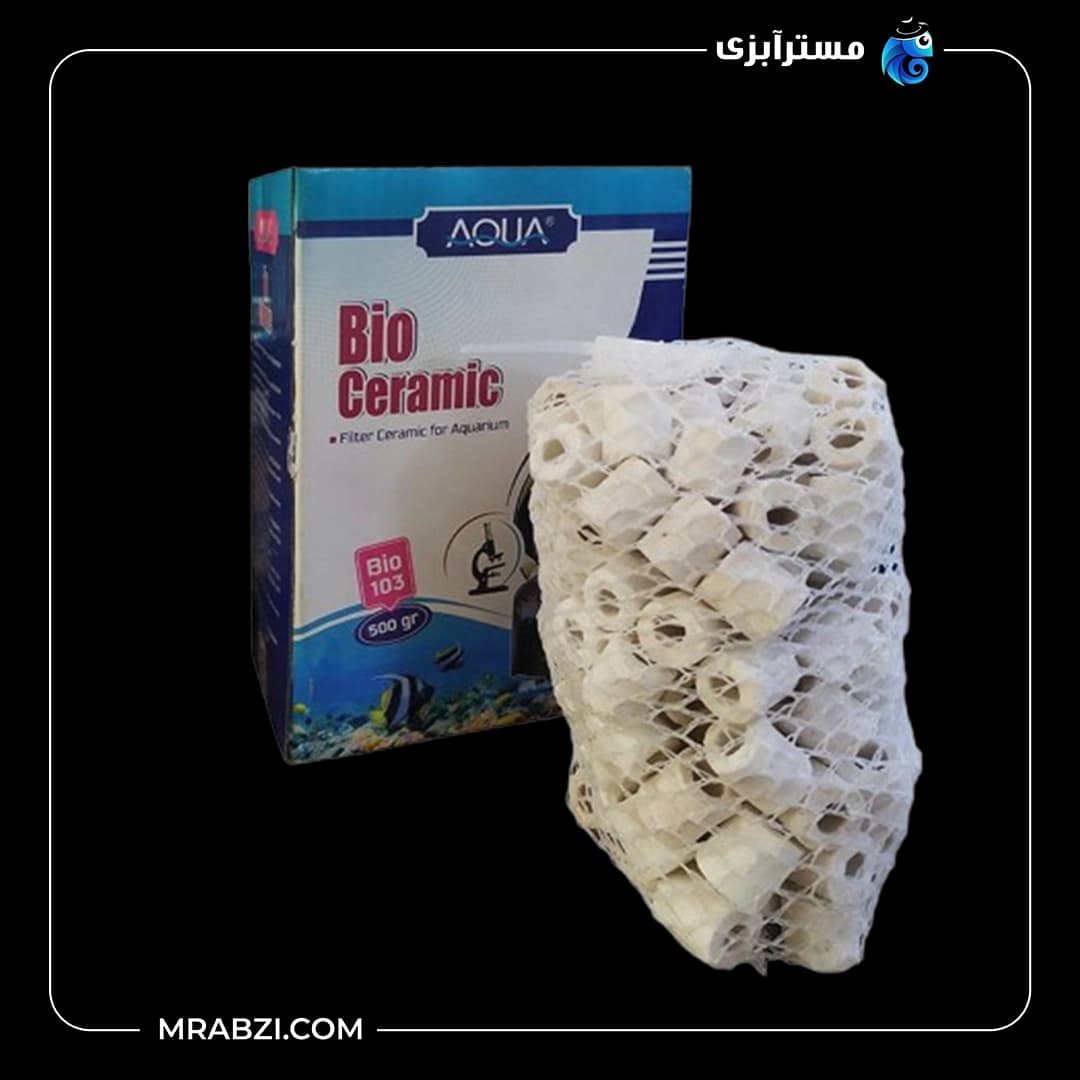 سرامیک سفید آکواریوم آکوا مدل Bio-102 (300 گرمی)