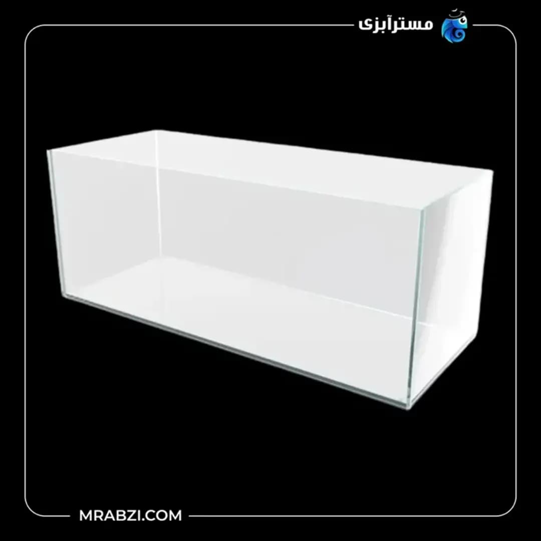 آکواریوم ریملس آکوا شیشه فلوت 10 میل (100*50*50) — تصویر ۳