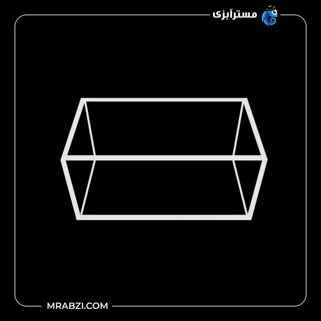 آکواریوم ریملس آکوا شیشه فلوت 6 میل (50*40*40)