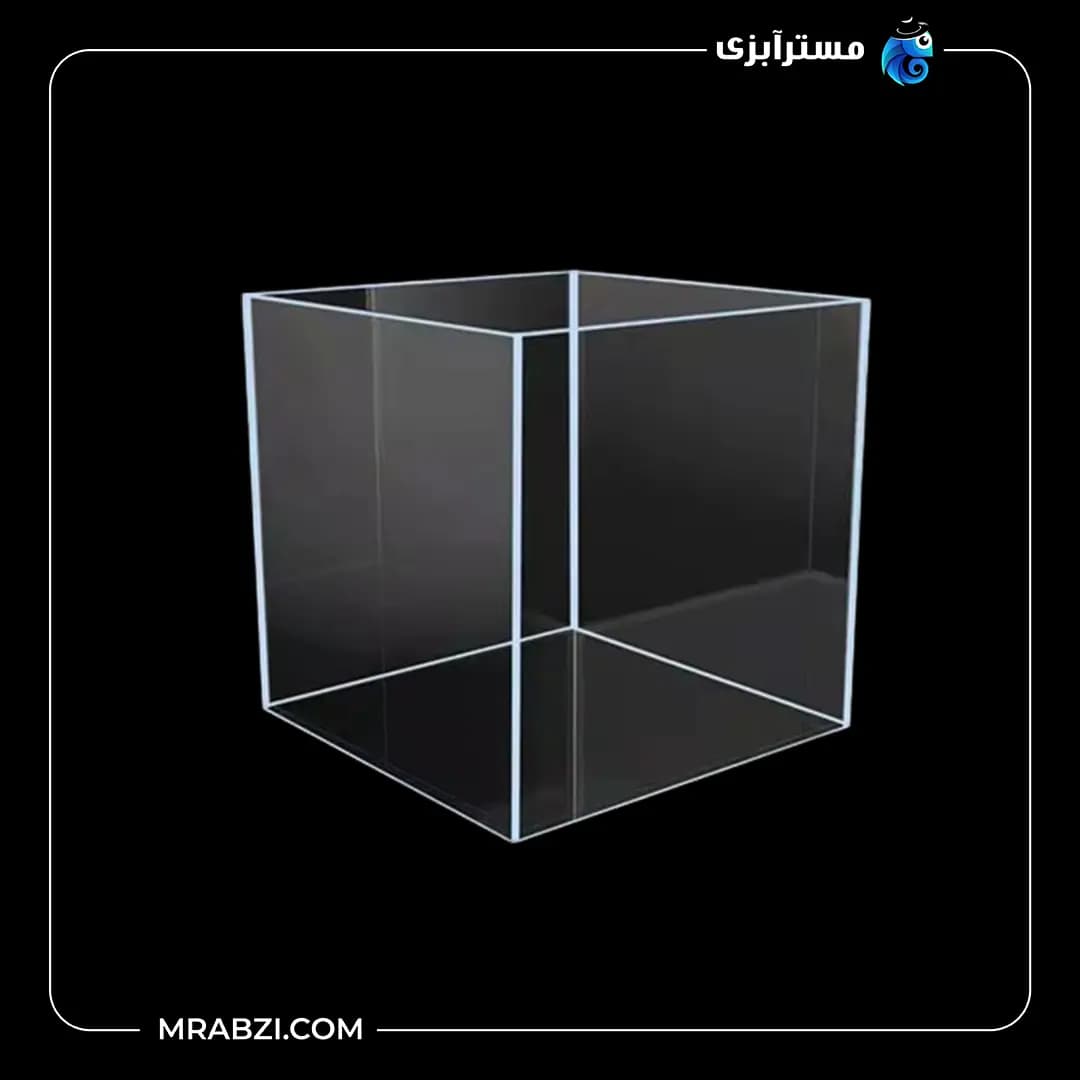آکواریوم ریملس آکوا شیشه فلوت 6 میل (20*20*20)