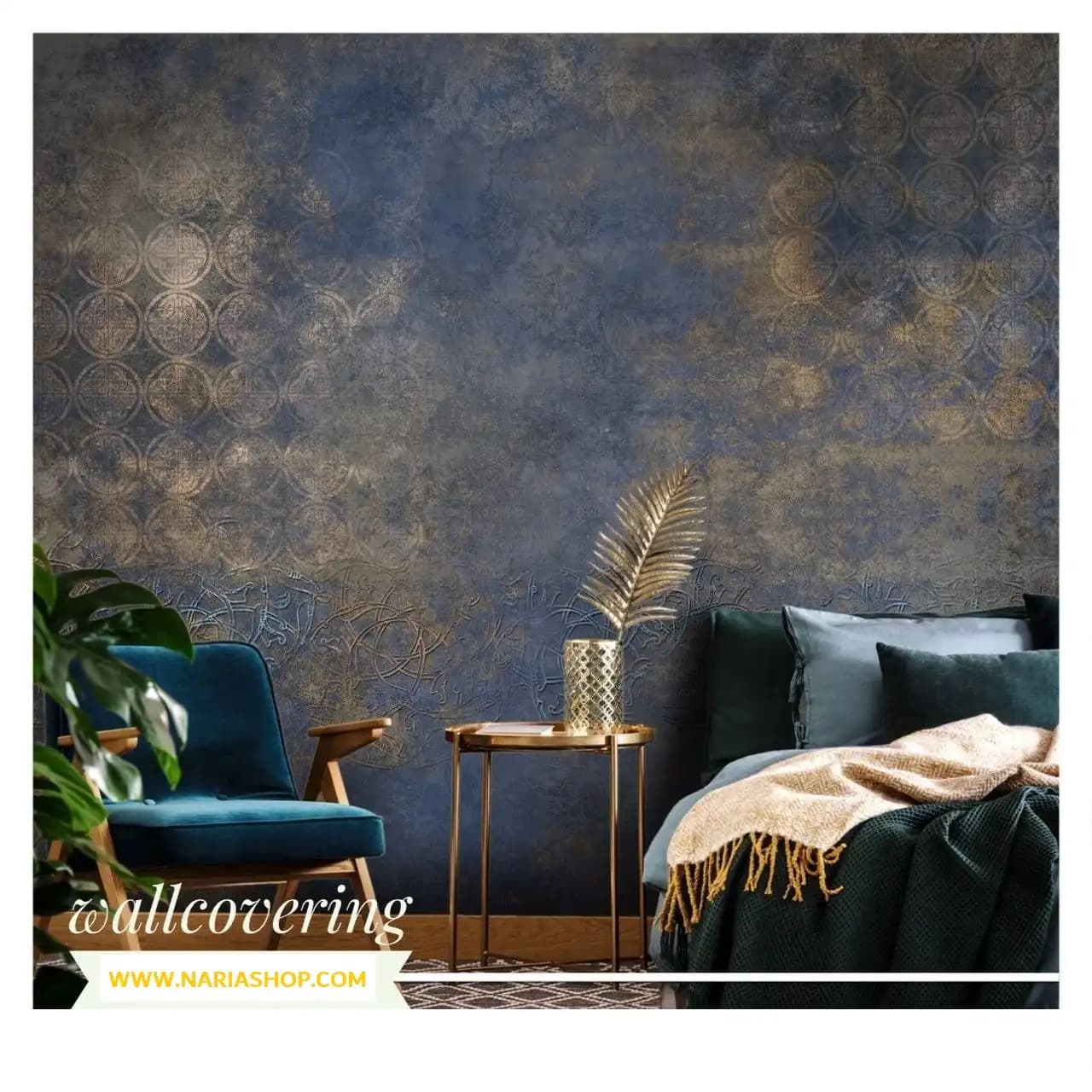 پوستر دیواری طرح پتینه مدرن M1016