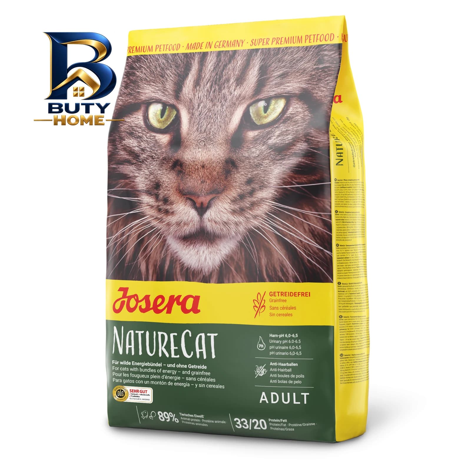 غذای خشک گربه جوسرا مدل NatureCat مناسب مجاری ادراری وزن 10 کیلوگرم — تصویر ۱۰