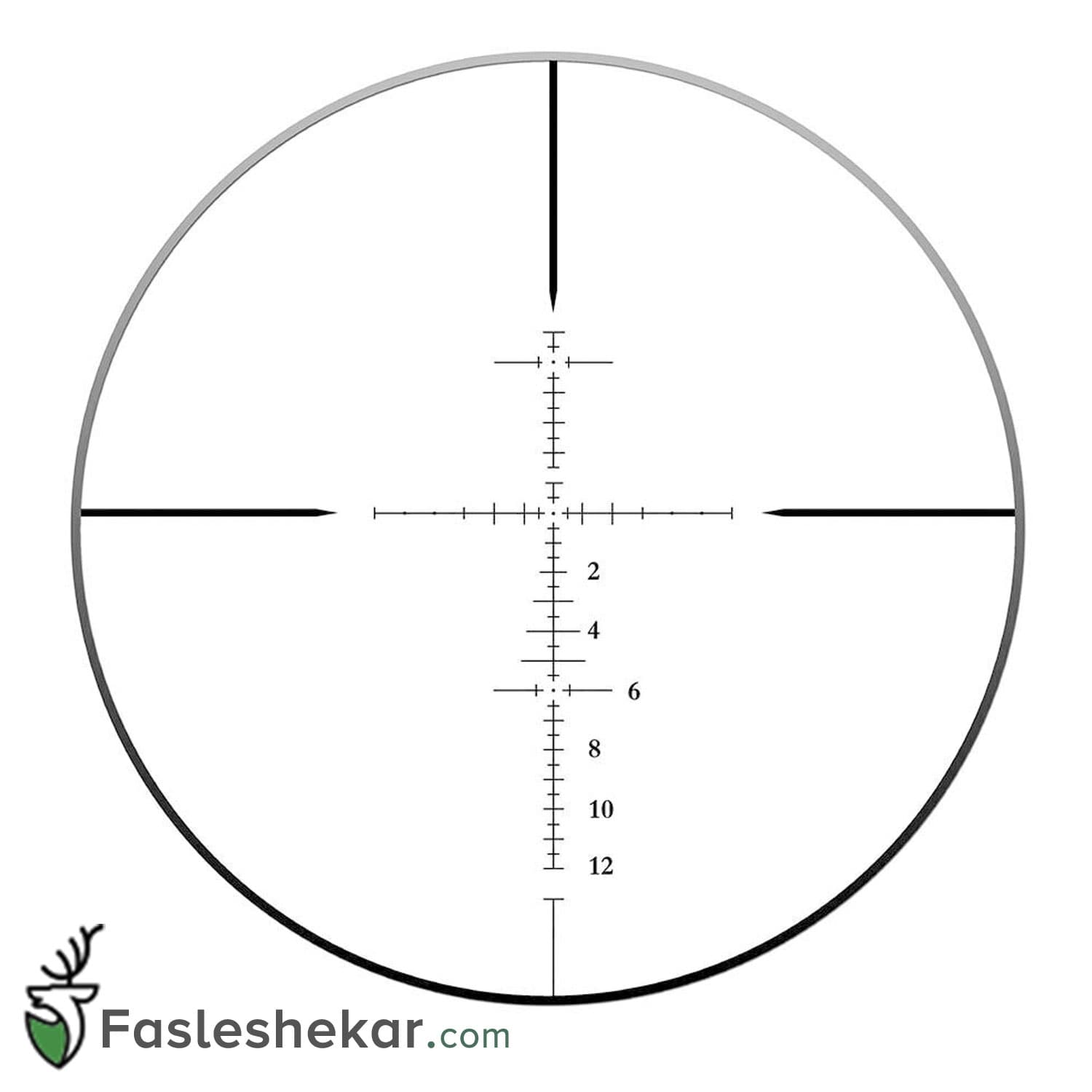 دوربین تفنگ بادی دیسکاوری مدل VT-Z 6_24X50 SF FFP — تصویر ۵