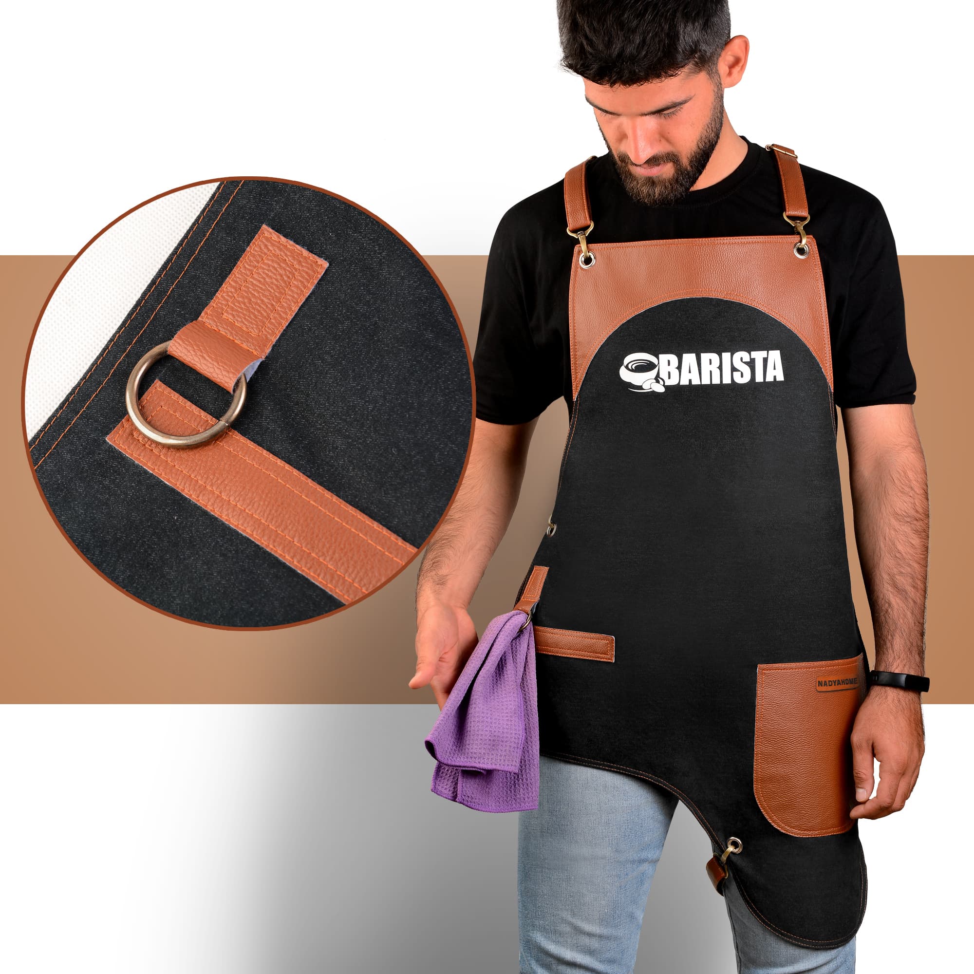 پیش بند باریستا نادیاهوم مدل barista20 — تصویر ۵