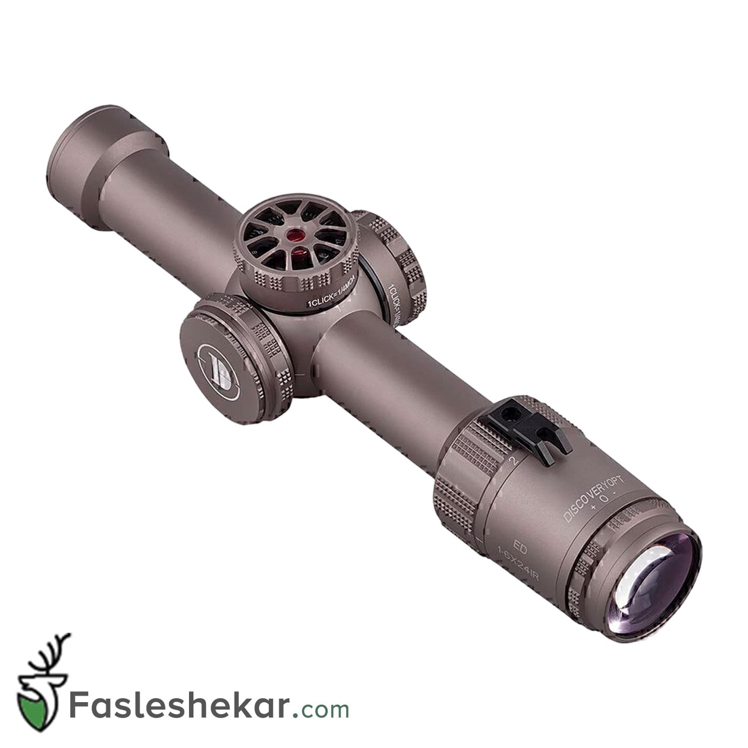 دوربین تفنگ بادی دیسکاوری مدل ED-AR 1-6X24 IR FFP — تصویر ۲