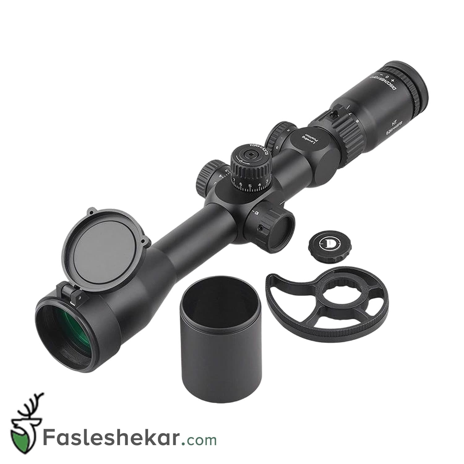 دوربین تفنگ بادی دیسکاوری مدل HT 6-24X44 SFIR FFP