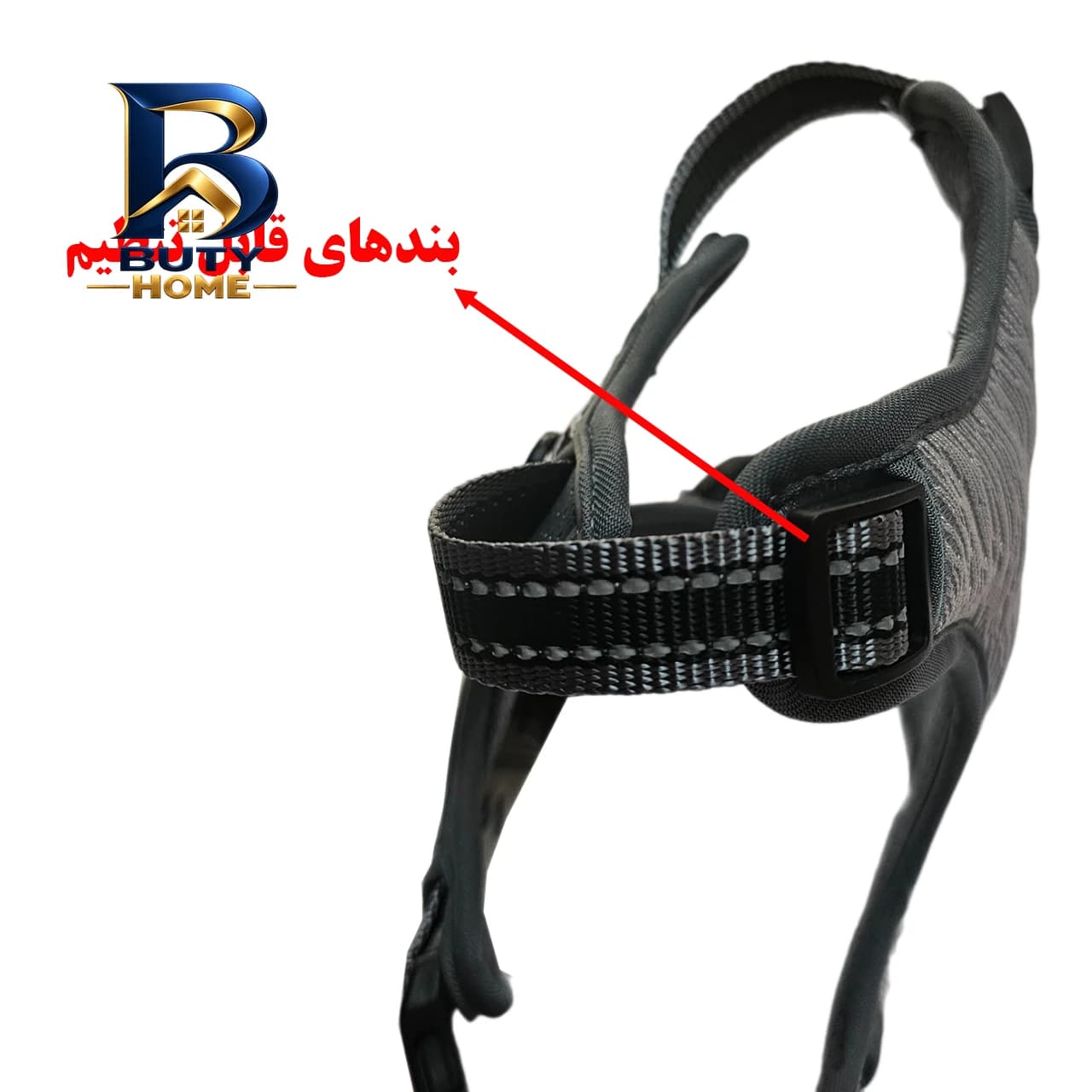 بند قلاده و کتفی سگ گربه یابیبی کد B۰۲ اصل — تصویر ۶