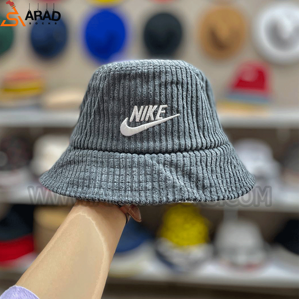 کلاه باکت مخمل کبریتی — تصویر ۲