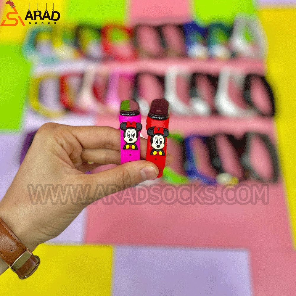 ساعت دیجیتالی لمسی طرح مینی موس