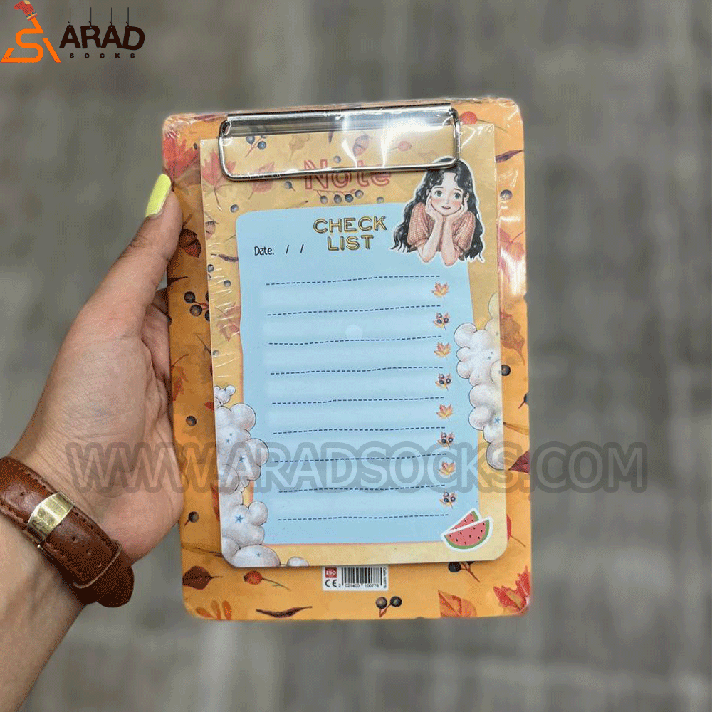 چک لیست و زیردستی طرح دختر پاییزی