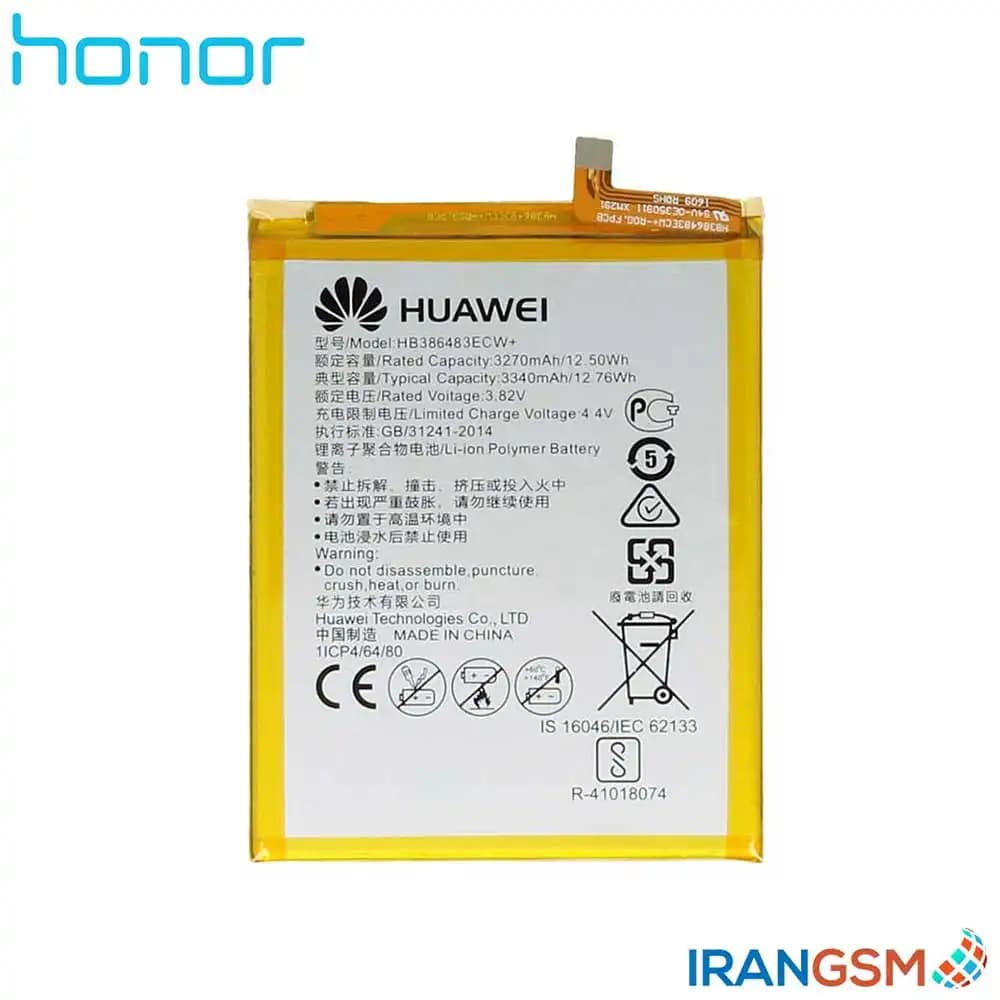 باتری موبایل آنر Honor 6X 2016 / Huawei GR5 2017 مدل +HB386483ECW