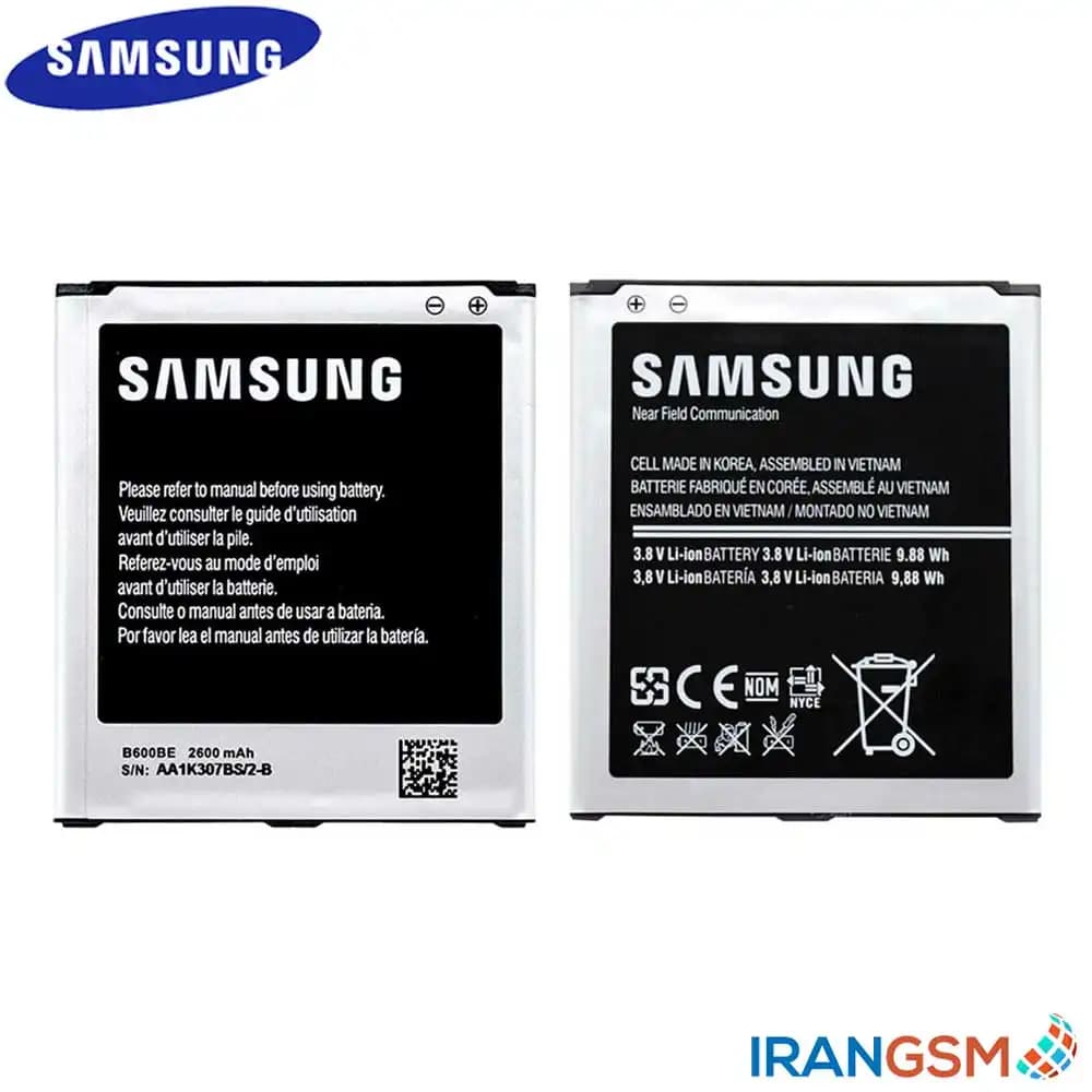 باتری موبایل سامسونگ گلکسی Samsung Galaxy S4 GT-I9500 مدل EB-B600BE