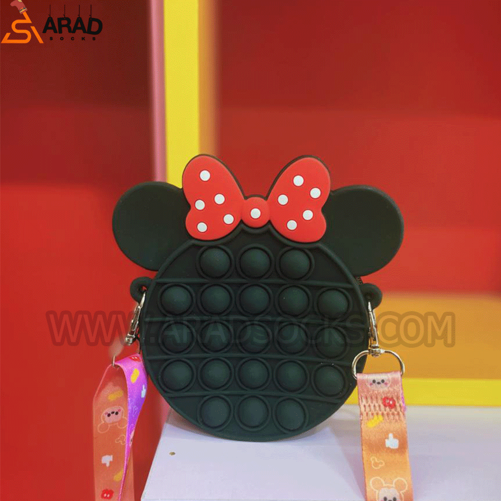 کیف سیلیکونی پاپتی مینی موس