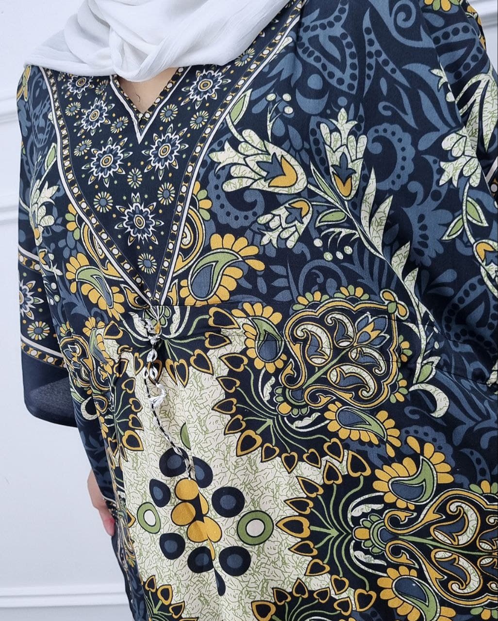 پانچ ساحلی سیلک وارداتی هندی/کد7033 — تصویر ۳