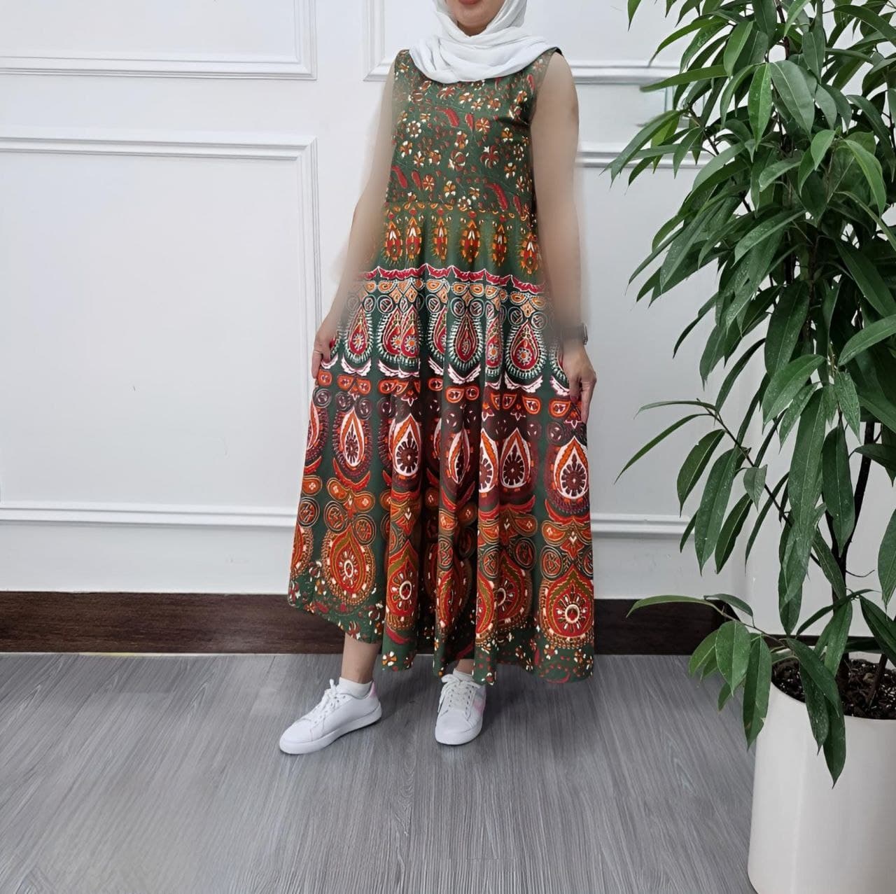 سارافن لنگی وارداتی طرح اشک/کد7027 — تصویر ۳