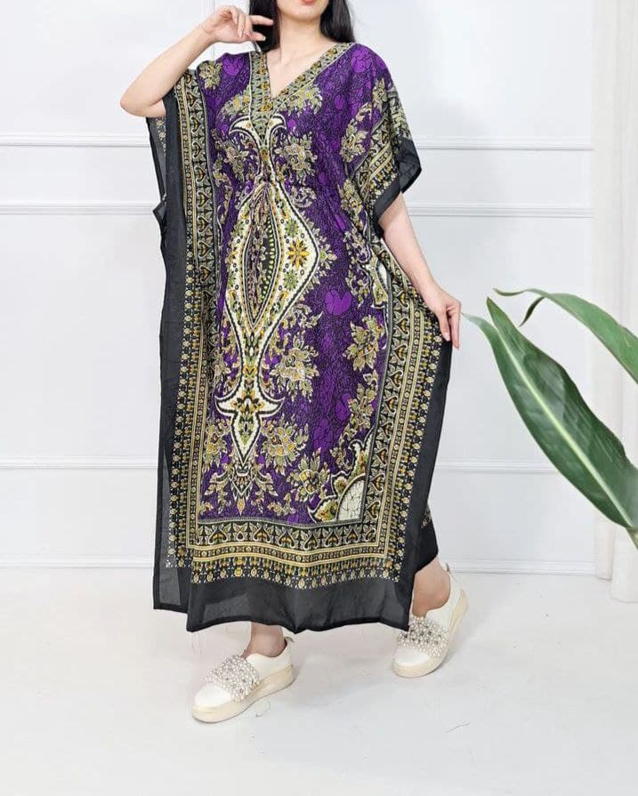 ساحلی پانچ سیلک هندی وارداتی/کد6811 — تصویر ۵