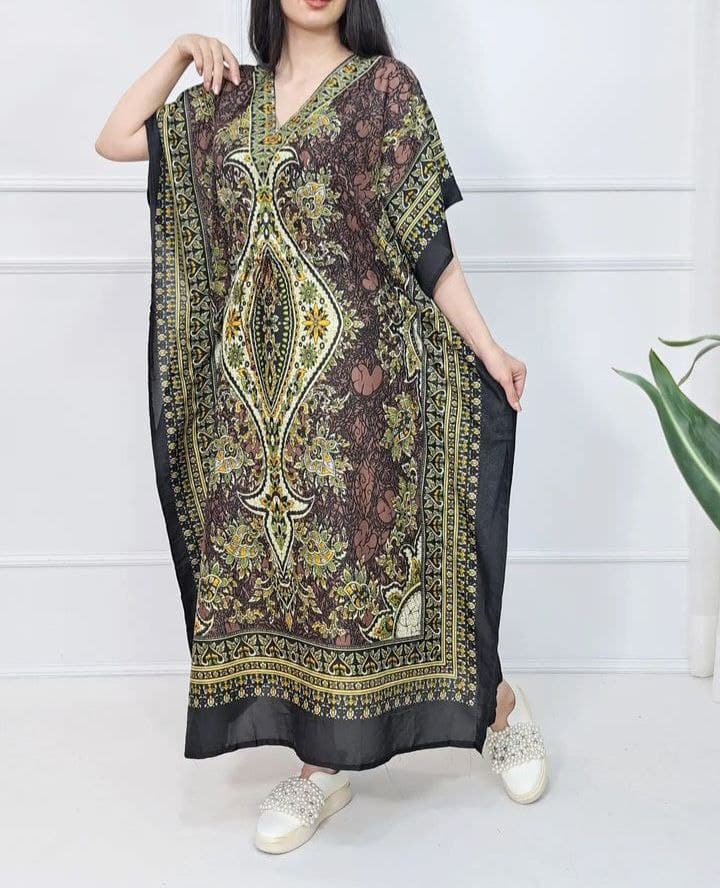 ساحلی پانچ سیلک هندی وارداتی/کد6811 — تصویر ۴