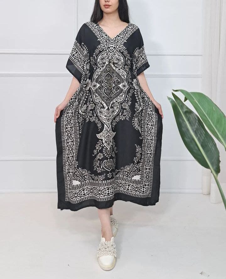 ساحلی پانچ سیلک هندی وارداتی/کد6811 — تصویر ۷