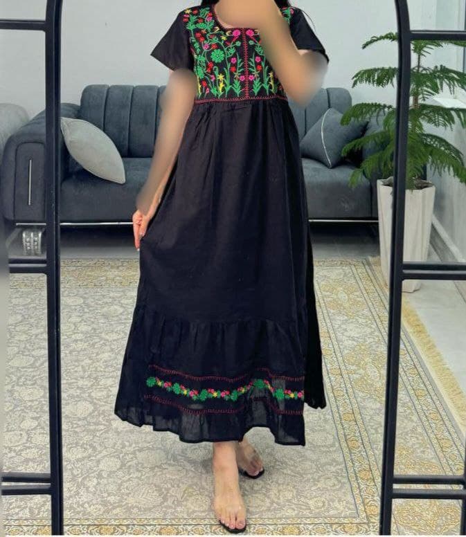 ساحلی خامه دوزی وارداتی هندی/کد6798 — تصویر ۴