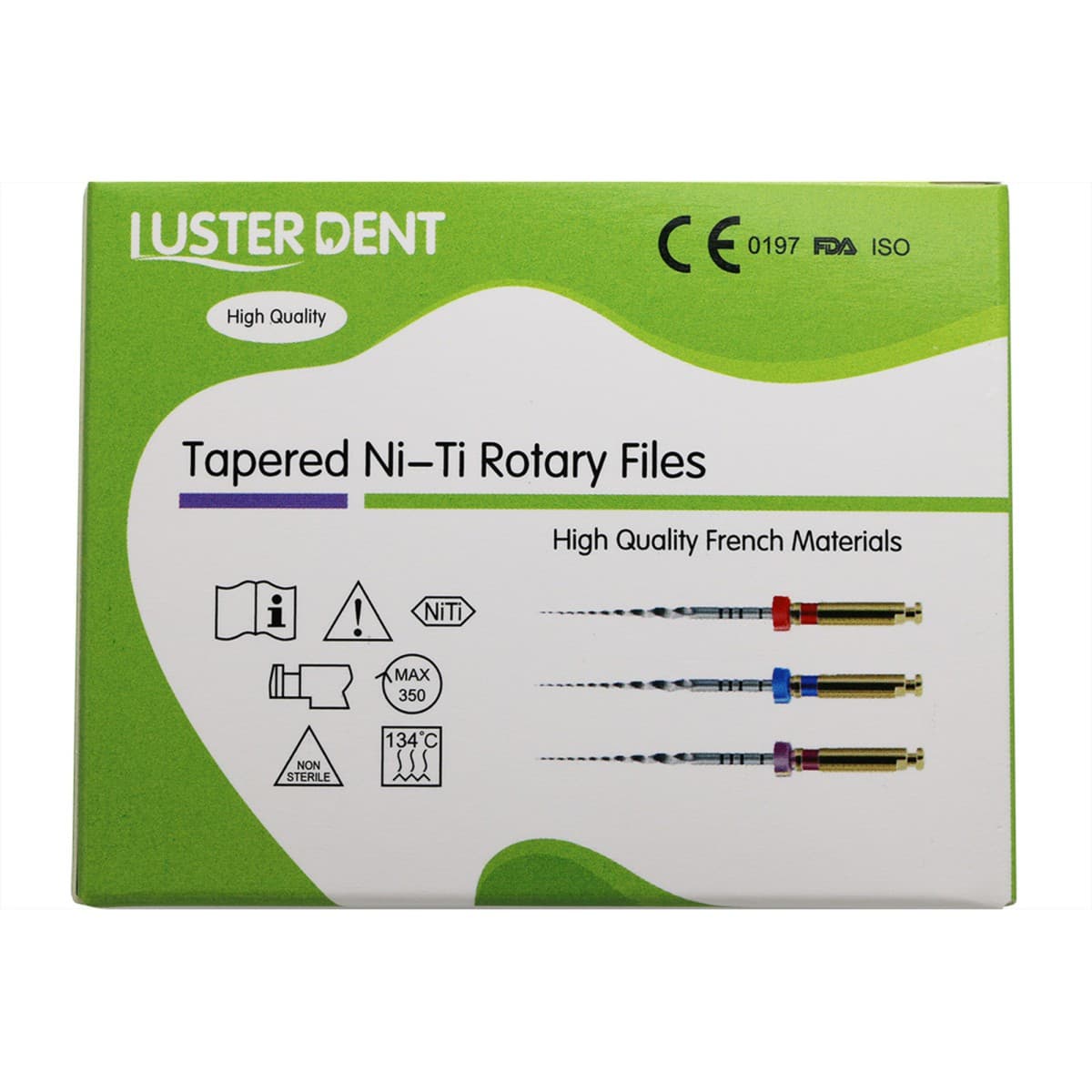 فایل روتاری Tapered Ni-Ti برند Lusterdent — تصویر ۵