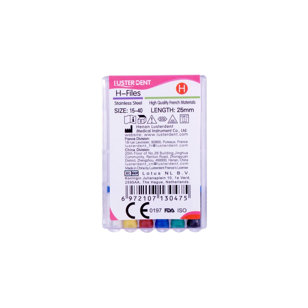 H فایل طول 25 برند Lusterdent — تصویر ۳