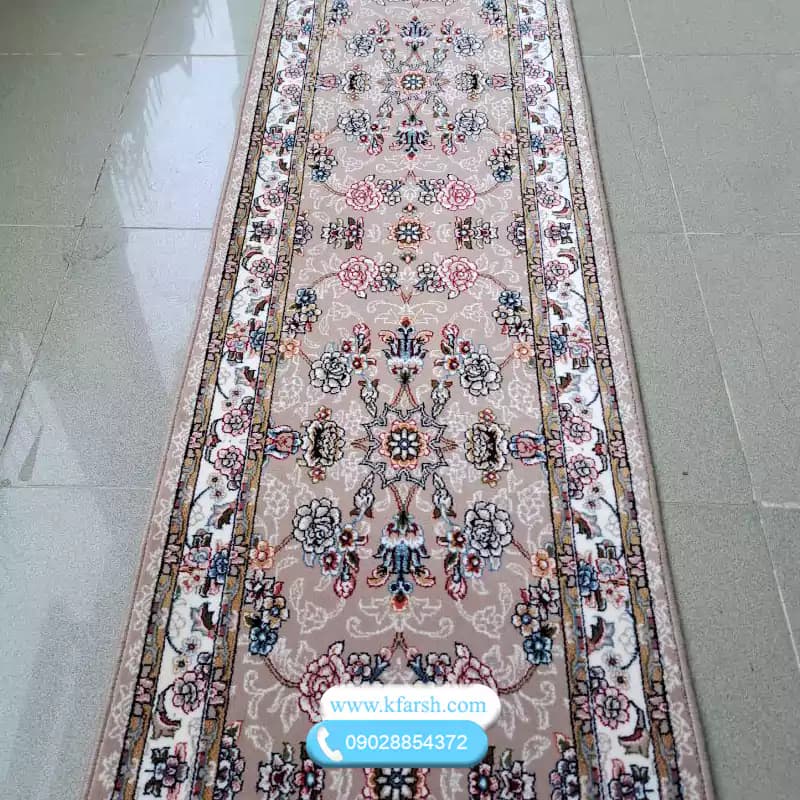 فرش کناره گیلدا بژ 700 شانه اکرولیک (نسکافه ای) — تصویر ۲