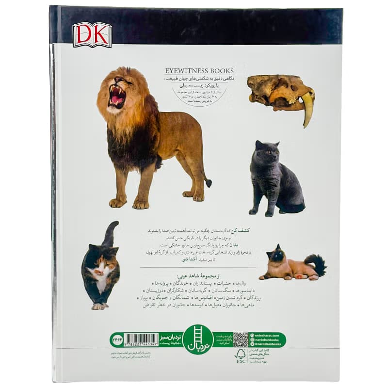 ▪️کتاب شاهد عینی گربه سانان ژولیت کلاتن براک نشر نردبان — تصویر ۲