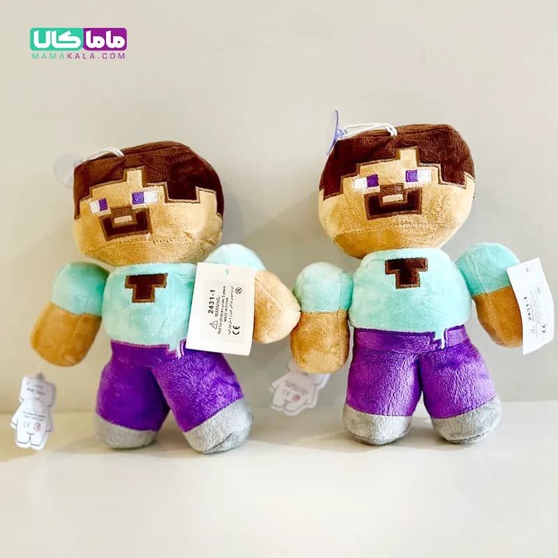 عروسک استیو ماینکرافت اورجینال 25 سانتیمتری — تصویر ۳