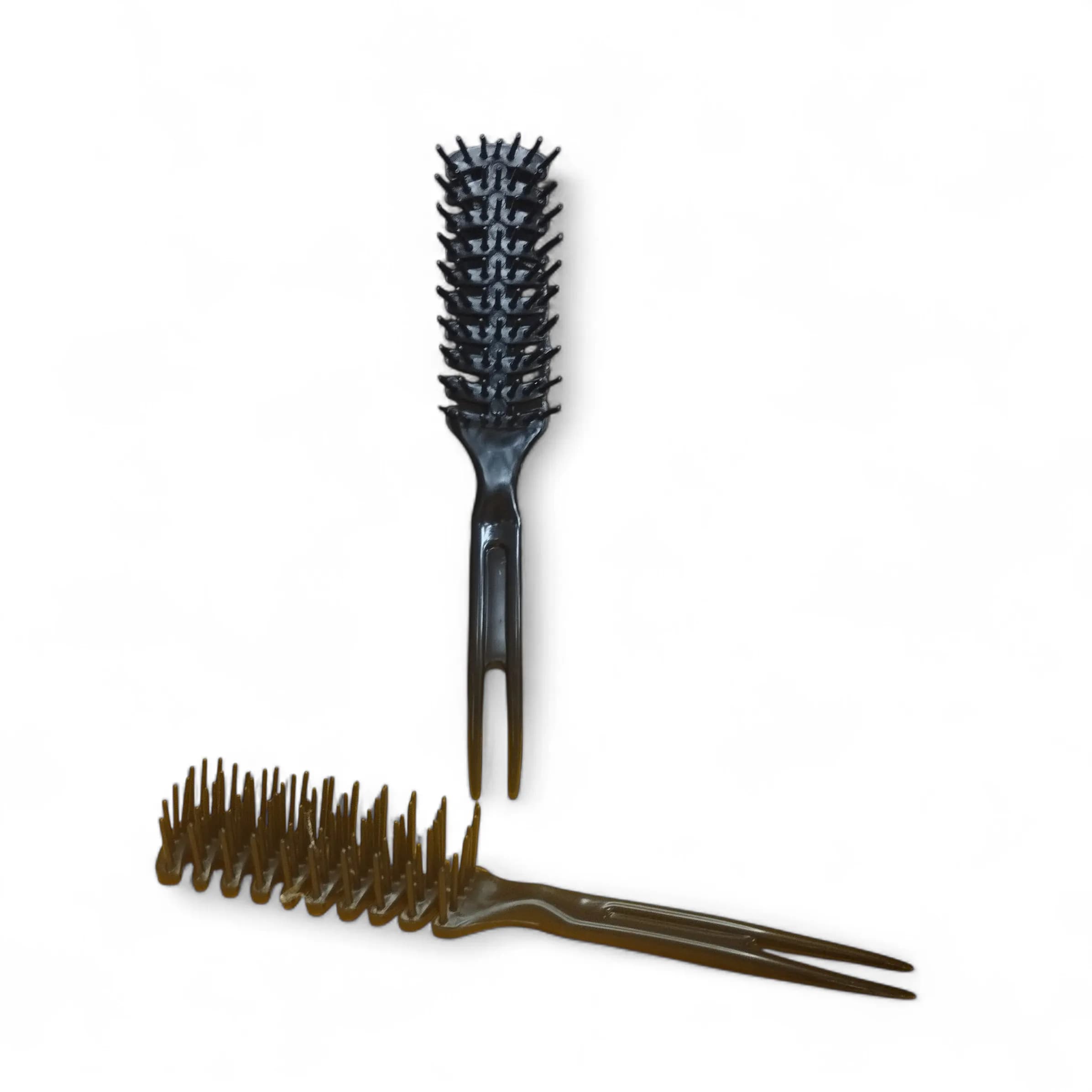 برس مو حالت‌ دهنده مدل جم مشکی دوشاخه