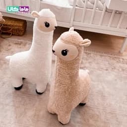 عروسک لاما سافاری اورجینال وارداتی قهوه ای 90 سانتیمتر — تصویر ۵