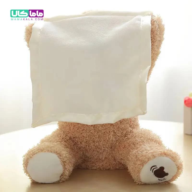 عروسک خرس دالی قهوه ای وارداتی 30 سانتیمتری — تصویر ۲