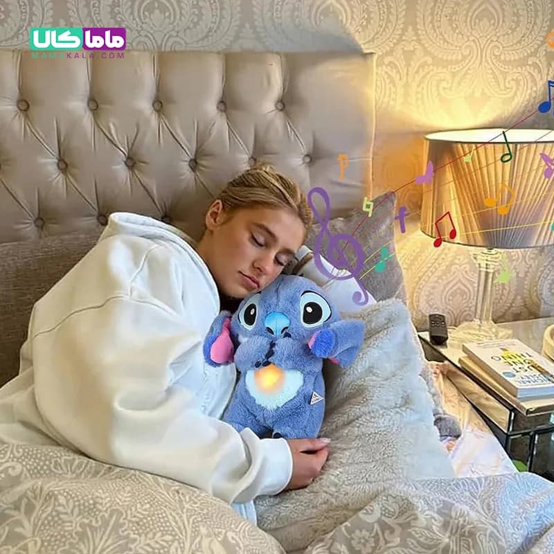 عروسک استیج موزیکال خروپفی گوش پمپی وارداتی (باطری خور و چراغدار) — تصویر ۲