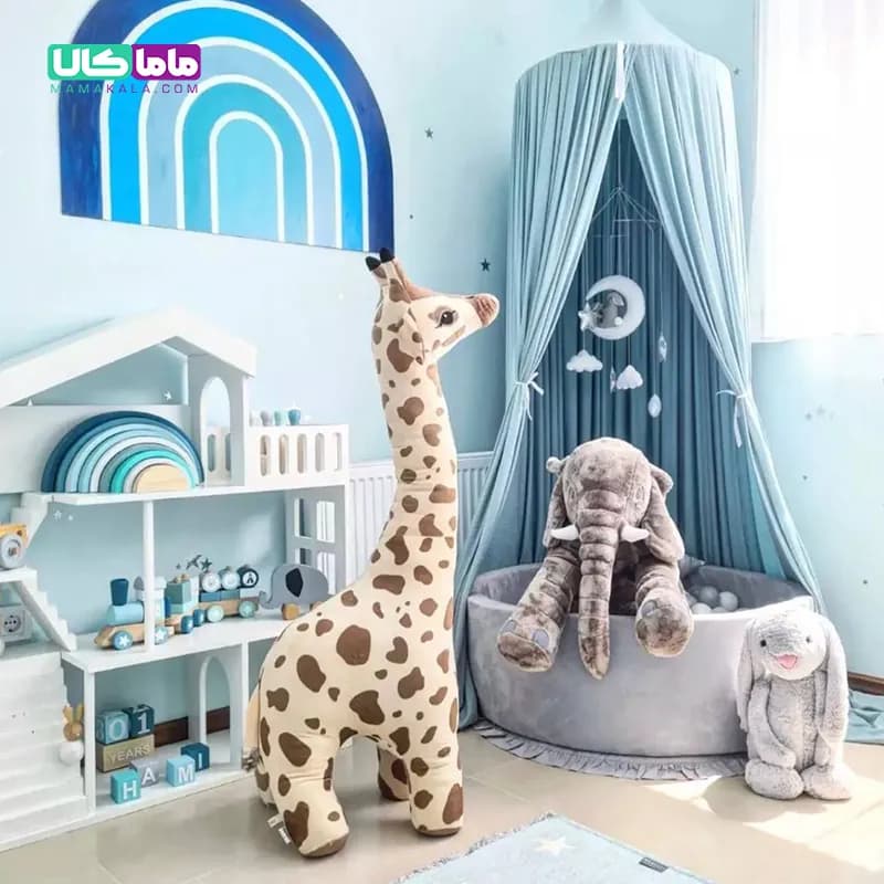 عروسک زرافه سافاری 110 سانتیمتری