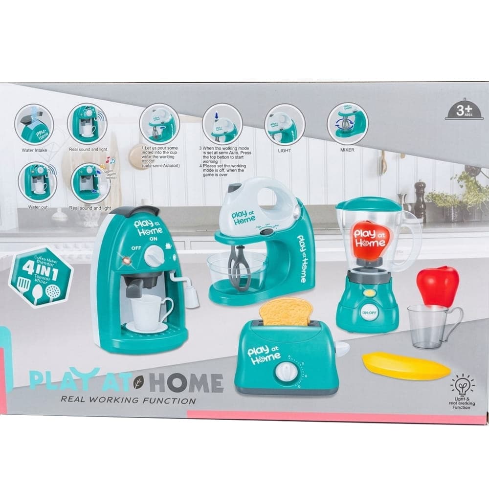 ست لوازم آشپزخانه کودک 4 در 1 Play at Home کد: QF2575G — تصویر ۳