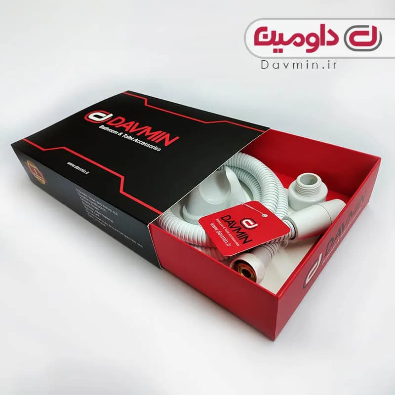 شیلنگ توالت سفید