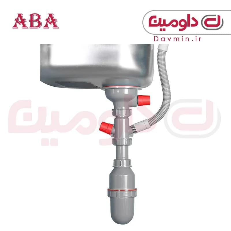 سیفون تک لگنه فانتزی آبا کد 110 — تصویر ۲