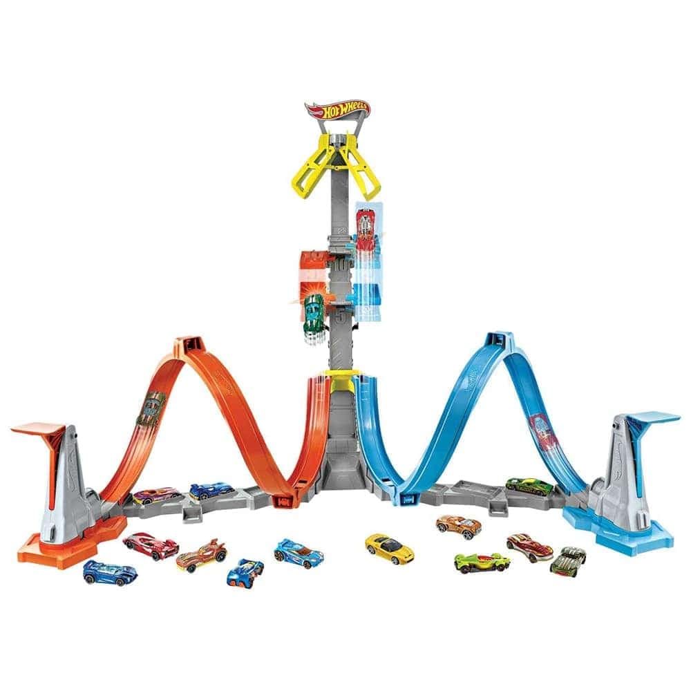 پیست ماشین هات ویلز کد:91279 Mattel Hot Wheels Loop & Launch GRW39 — تصویر ۳