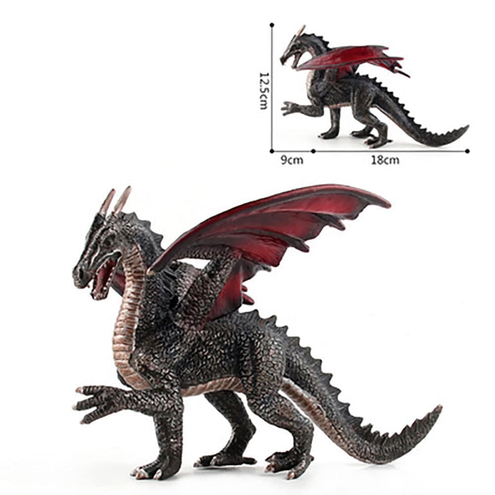 فیگور اژدهای سیاه کد: MOJO Steel Dragon 387215 — تصویر ۳