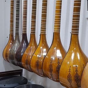 سه تار تك مهر مفاخري مدل سوخته