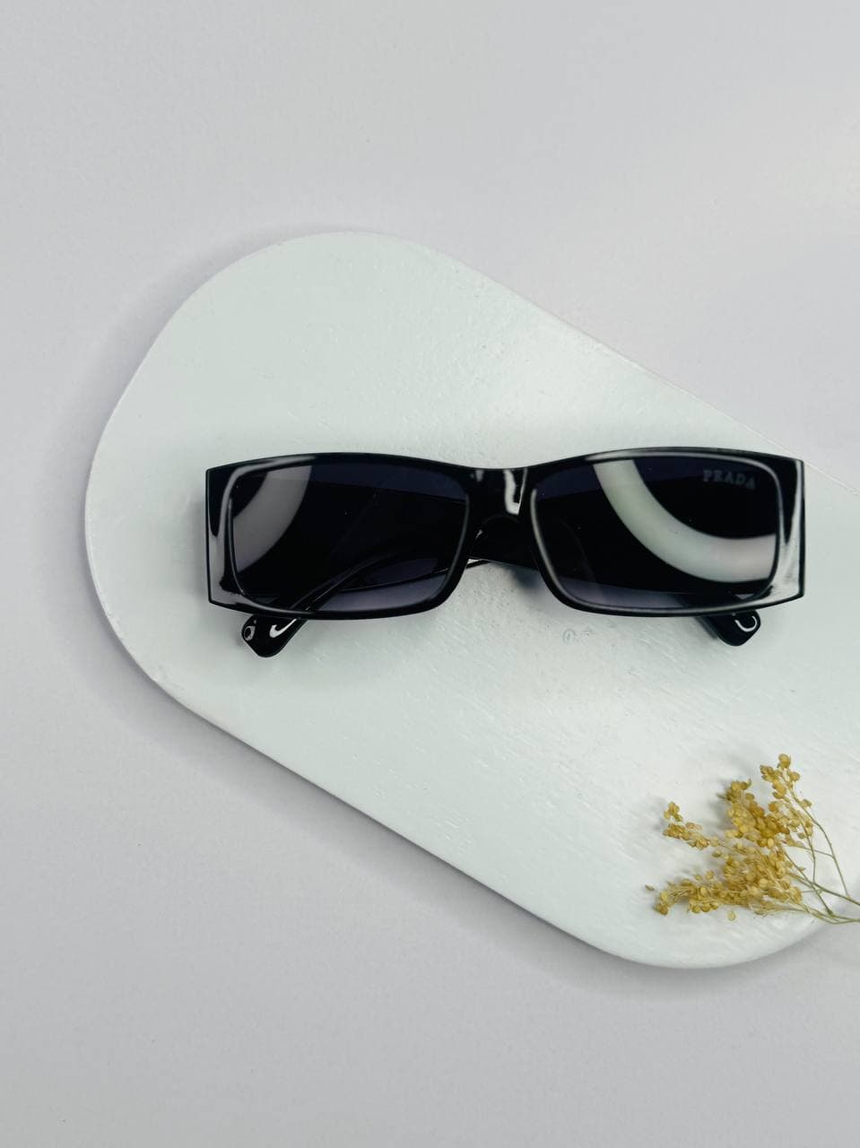 عینک آفتابی برند PRADA زنانه دخترانه رنگ مشکی ترند یووی۴۰۰