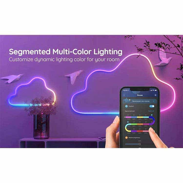چراغ نئونی 3 متری گووی Govee Neon Rope RGBIC — تصویر ۲