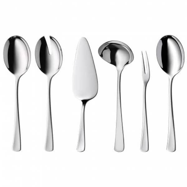 ست 66 پارچه قاشق و چنگال دنور 12 نفره وی ام اف | WMF Cutlery Value Set Denver, Cromargan, 66-piece — تصویر ۴