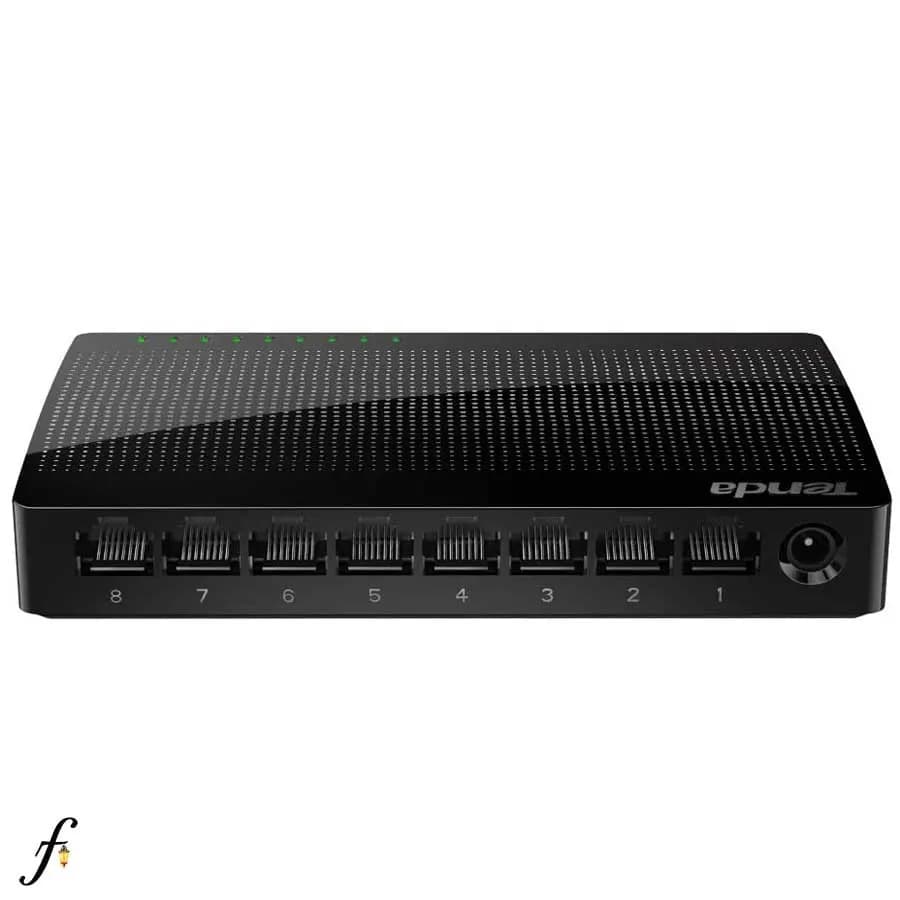 سوئیچ شبکه تندا مدل SG108 با 8 پورت گیگابیتی