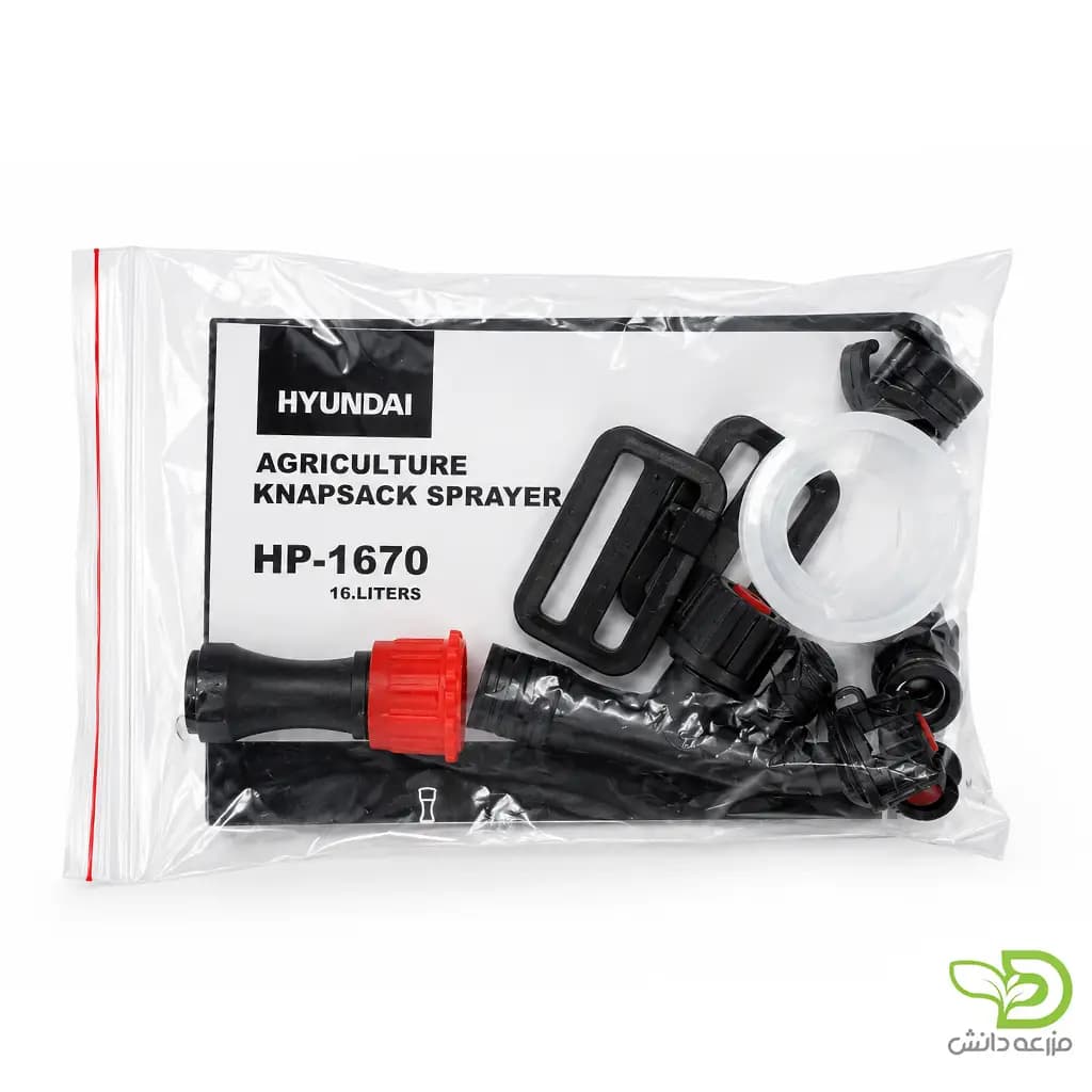 سمپاش دستی کوله ای 16 لیتری هیوندای مدل HP-1670 — تصویر ۴